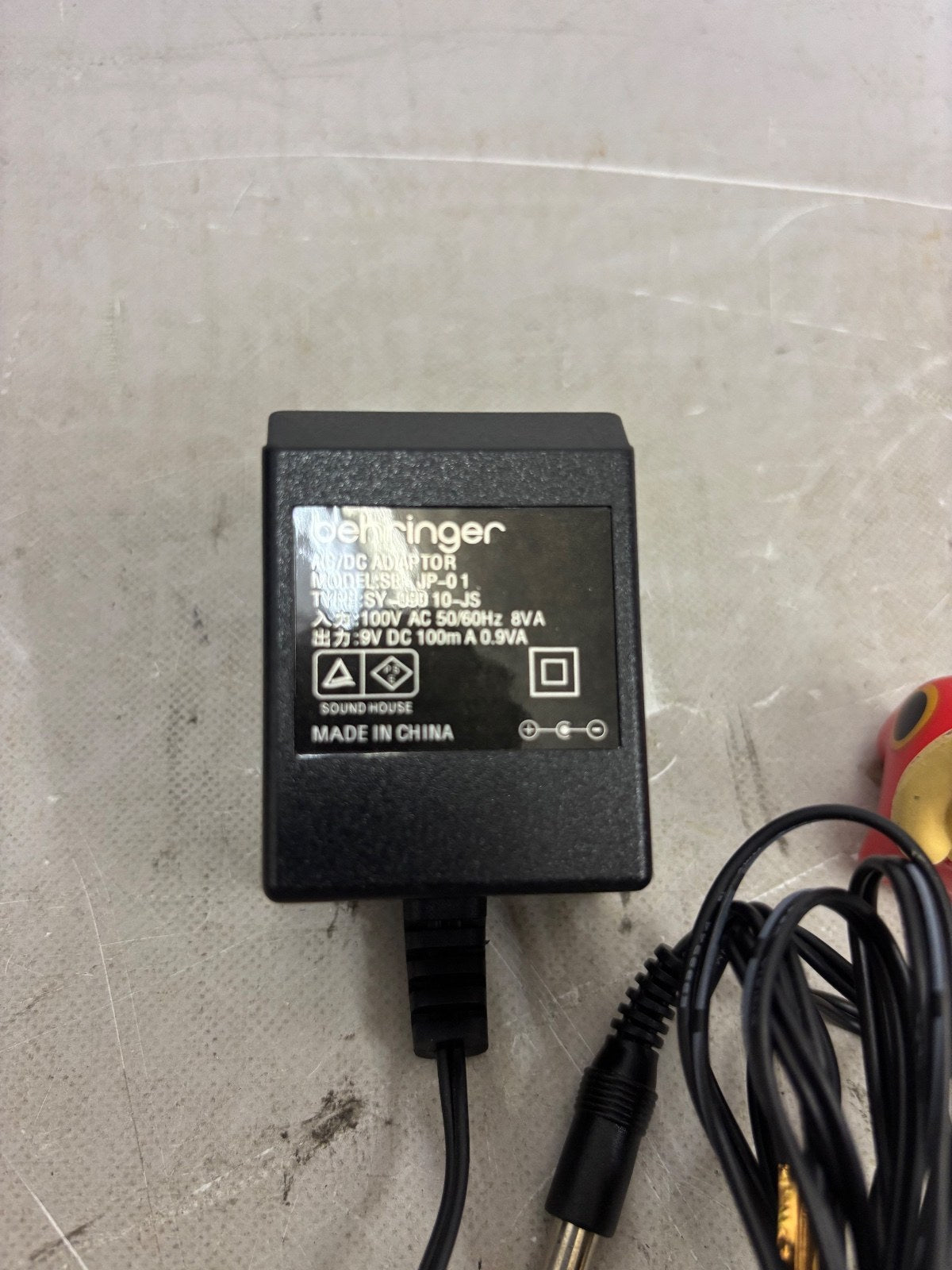 BEHRINGER Sound House SB-JP-01 AC Adapter, 9V DC, 100mA Behringer
