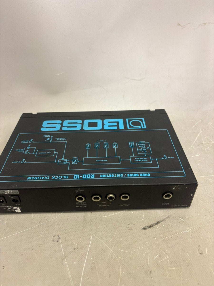 BOSS ROD-10 Overdrive Distortion Rack Guitar Effect Processor from Japan