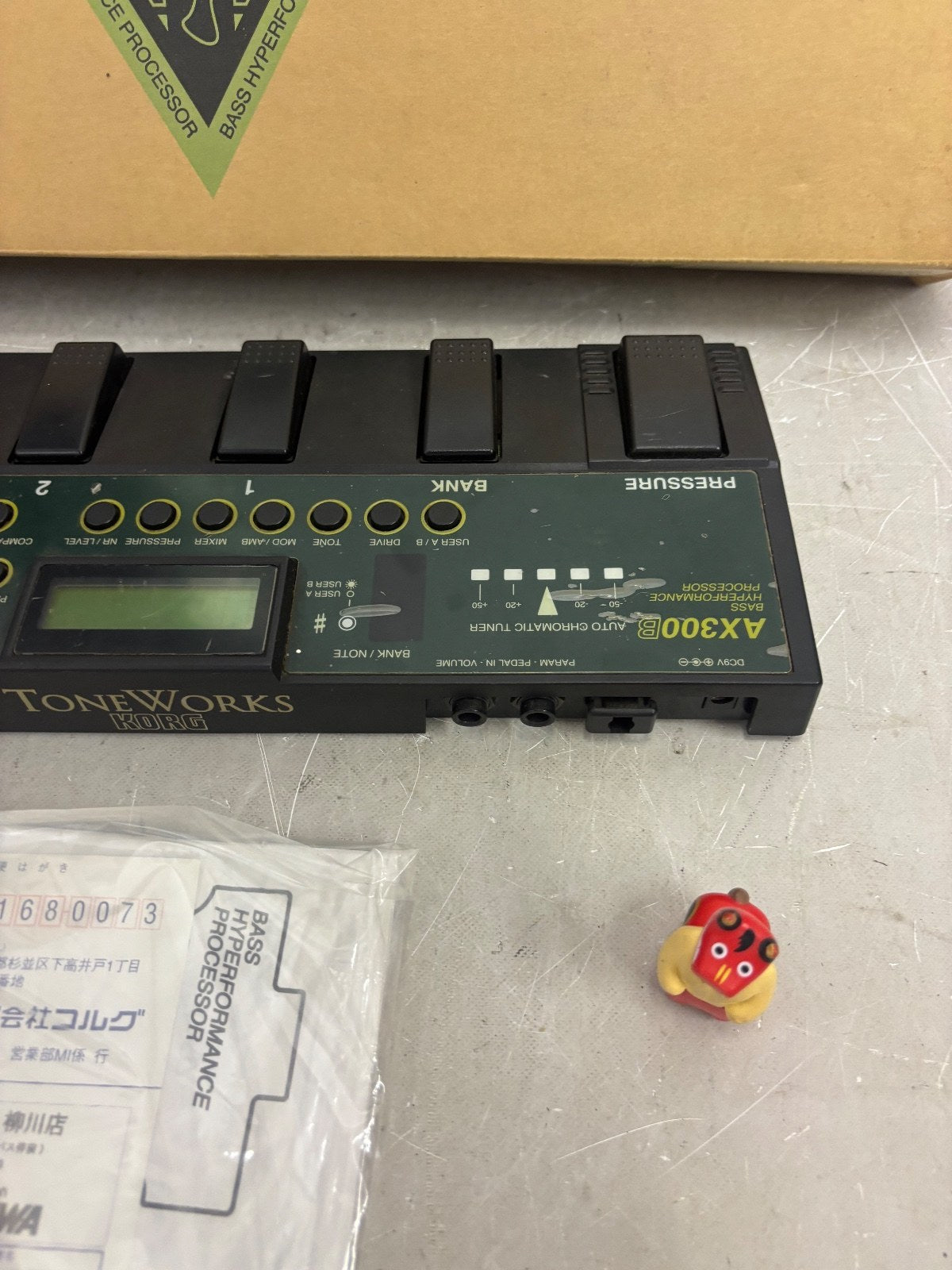Korg AX300B Bass Multi-Effects Pedal ToneWorks Processor Confirmed Operation