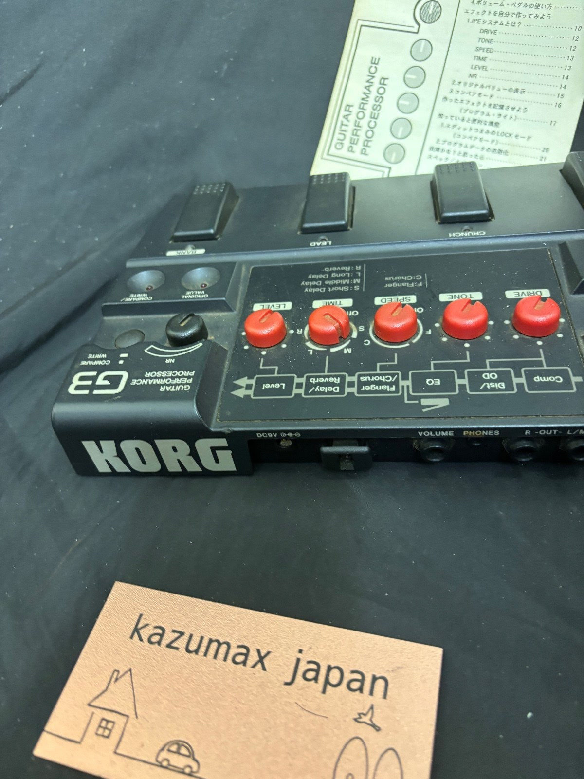 Korg ToneWorks G3 Guitar Performance Processor Multi Effects Pedal Tested