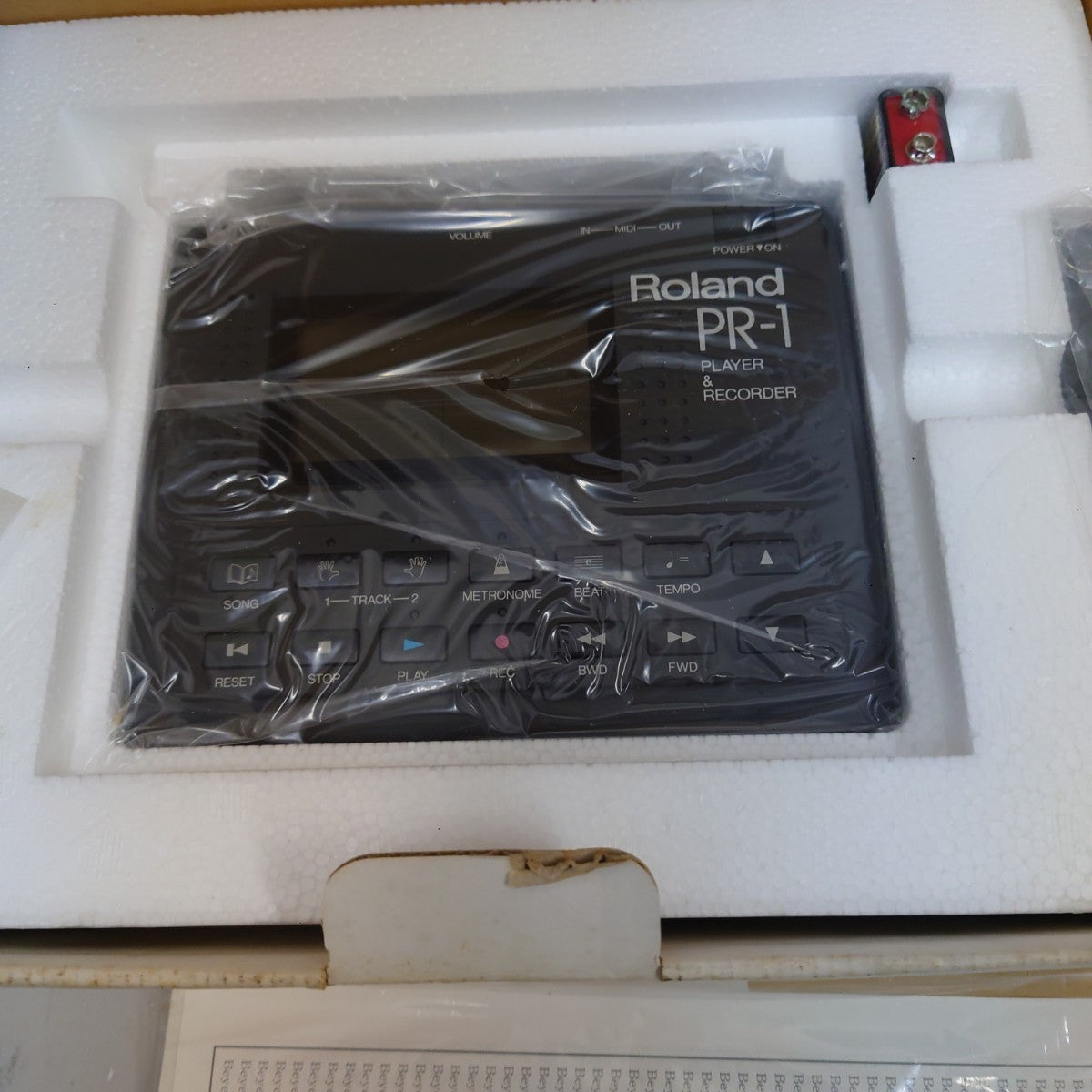 Roland PR-1 Player & Recorder MIDI Sequencer from Japan Tested