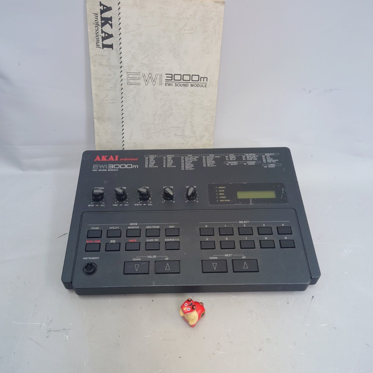 AKAI EWI3000m EWI Sound Module Synthesizer Rack Unit for Wind Controller Tested