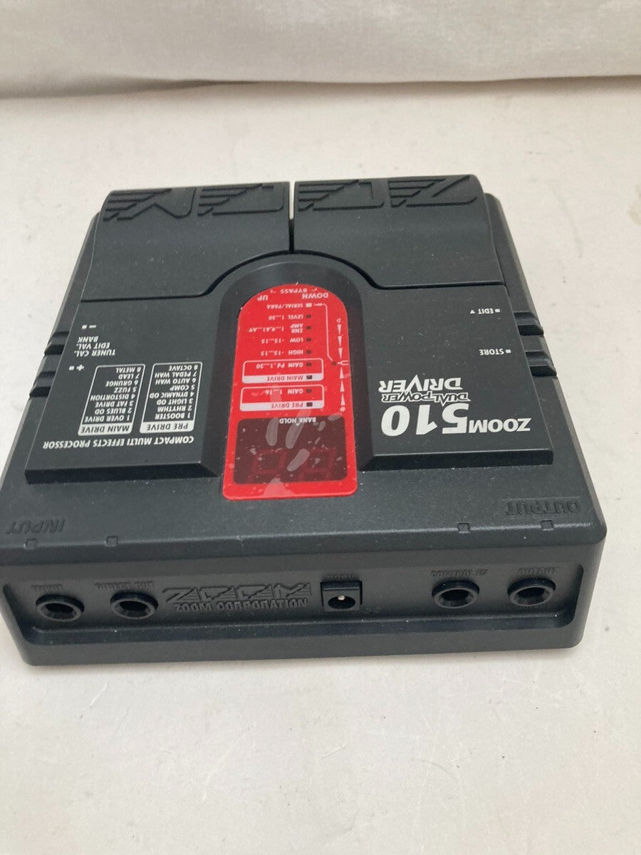 Zoom 510 Dual Power Driver Overdrive fuzz distortion Multi Effects Pedal japan