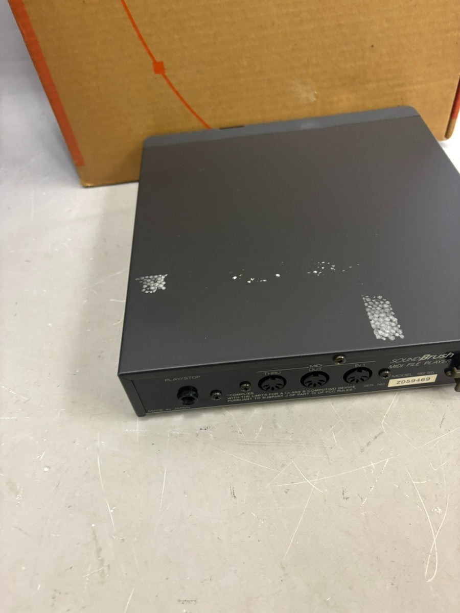 Roland SB-55 Sound Brush MIDI File Player Tested with Box Remote Adapter