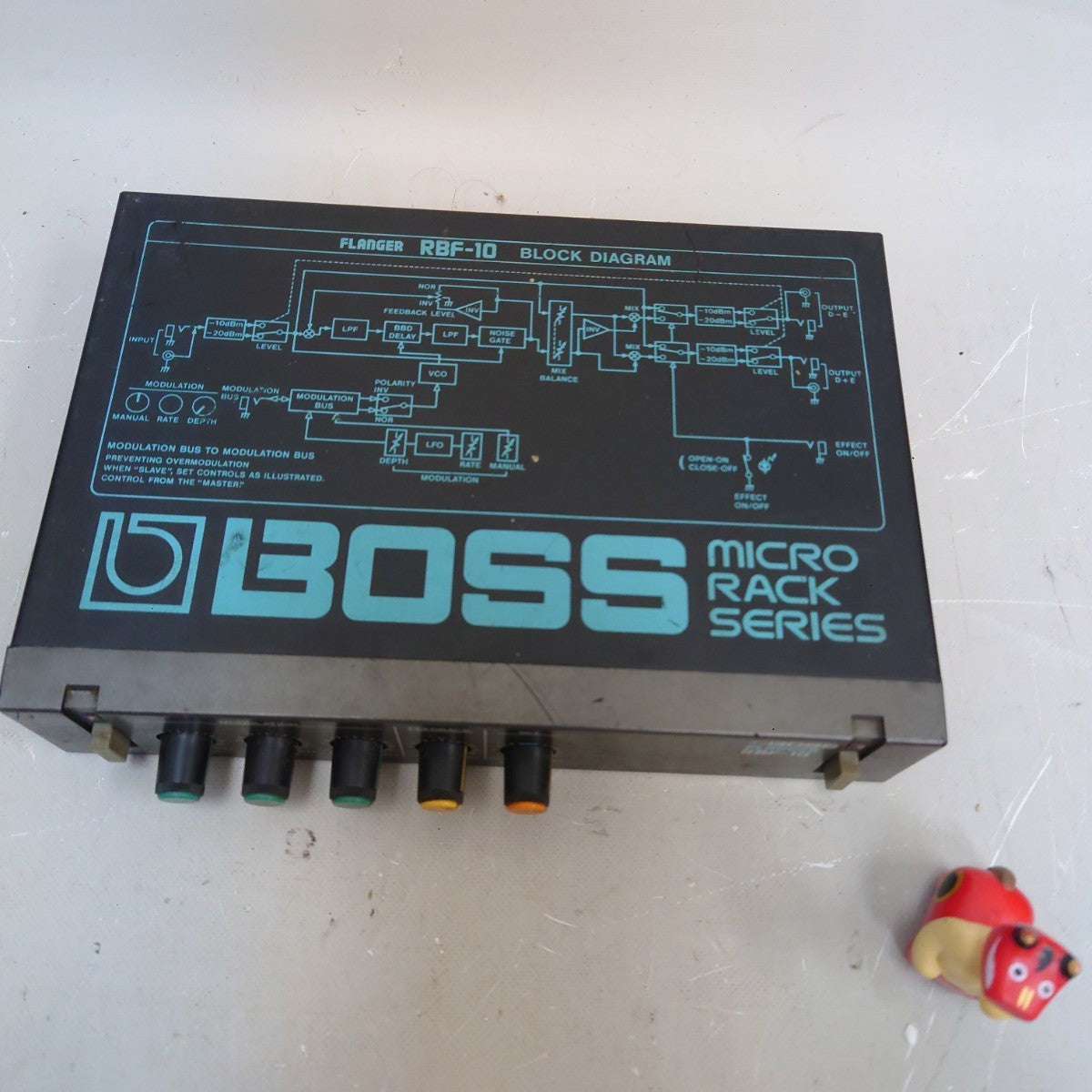 BOSS RBF-10 Micro Rack Flanger Effects Processor from Japan
