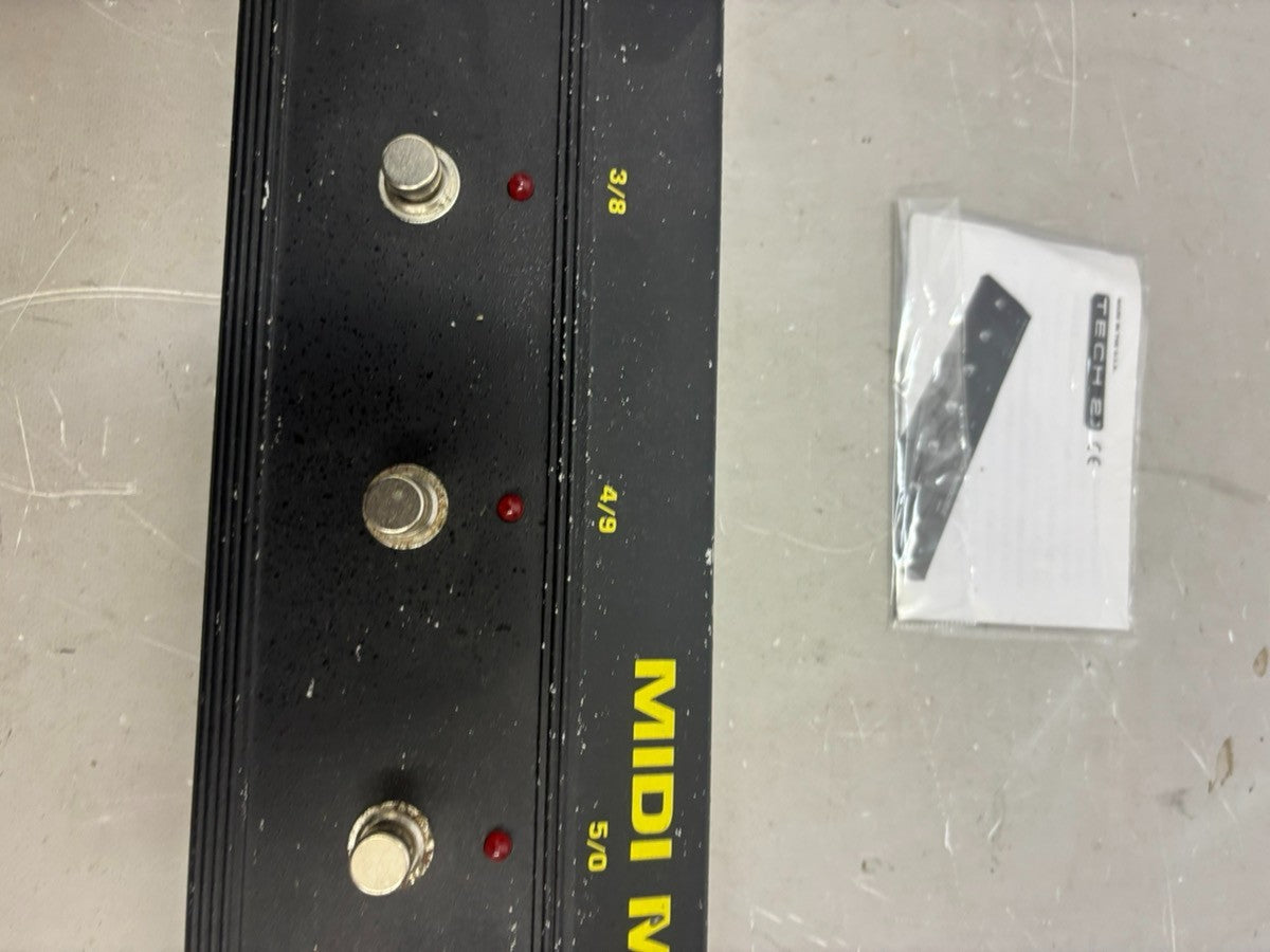Tech 21 MIDI MOOSE MIDI Foot Controller with Manual from Japan