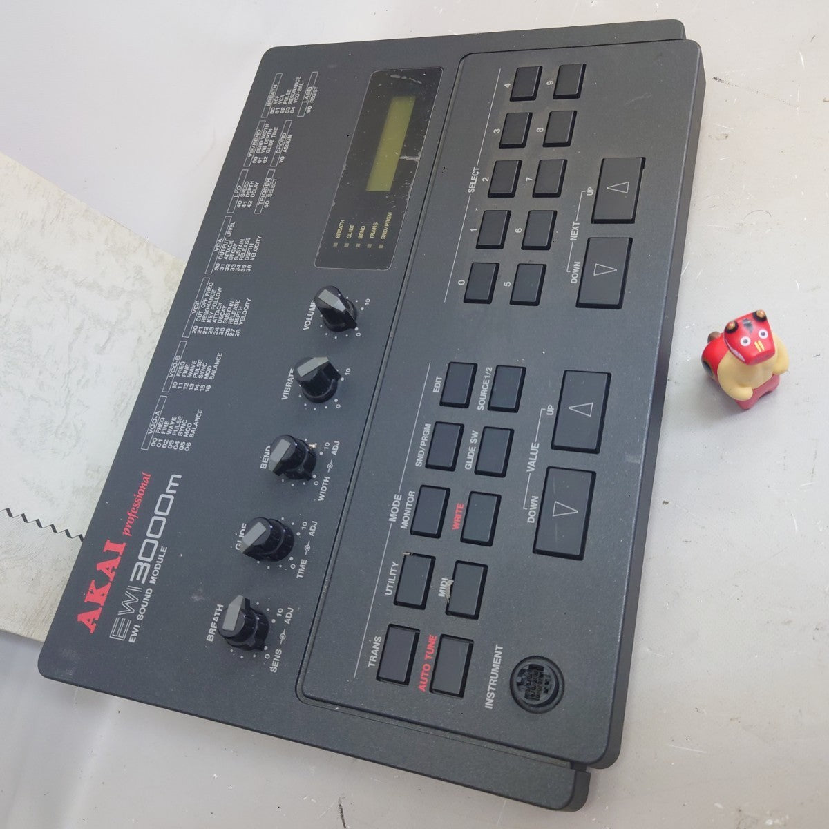 AKAI EWI3000m EWI Sound Module Synthesizer Rack Unit for Wind Controller Tested