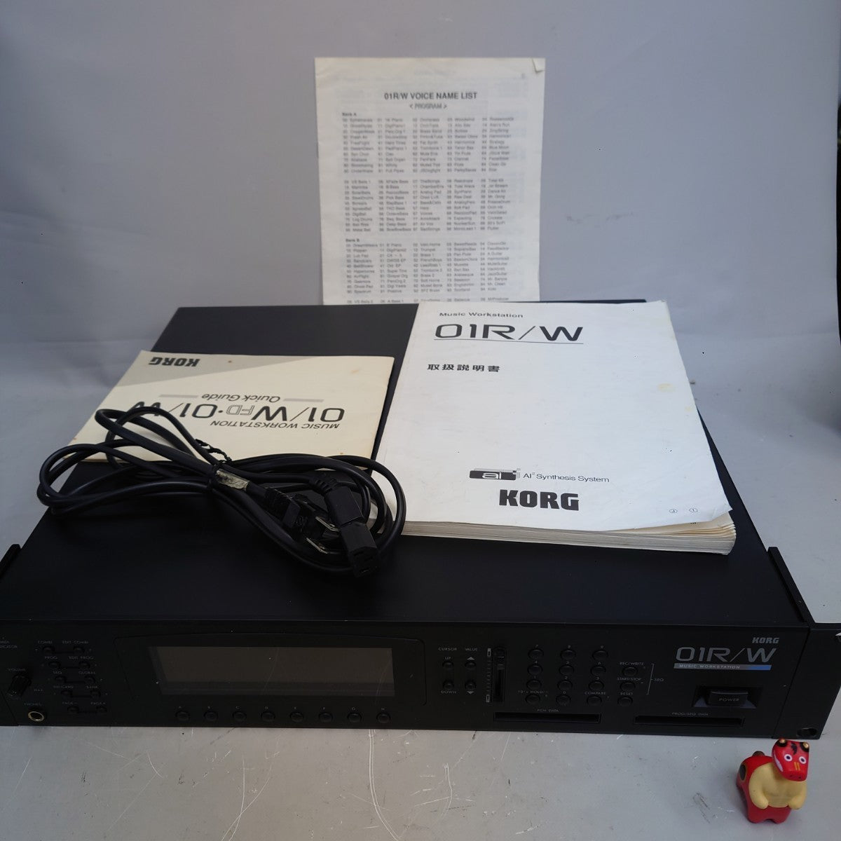 KORG 01R/W Music Workstation Sound Module with Manual from Japan