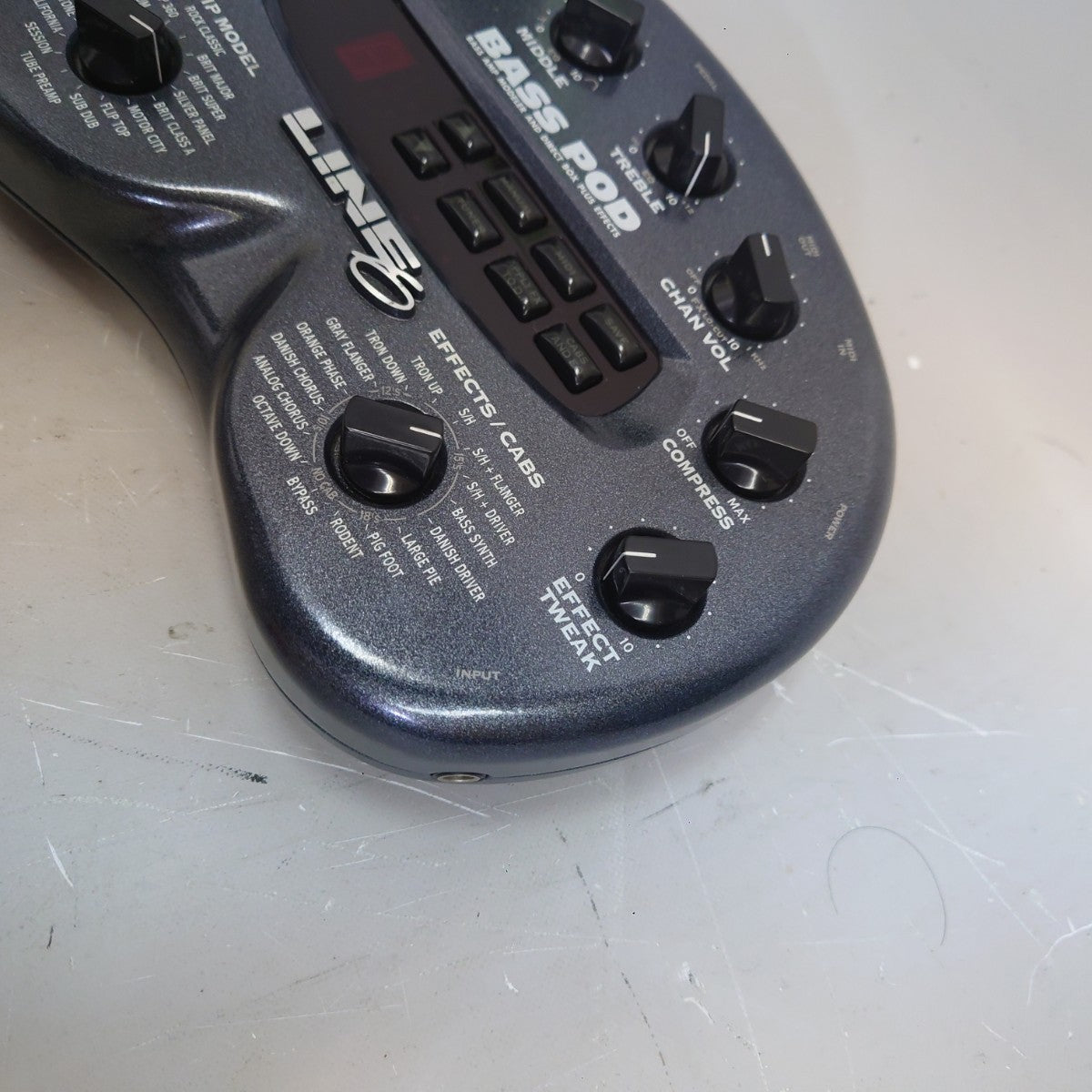 Line 6 Bass POD Multi Effects Processor Amp Modeler Tested from Japan
