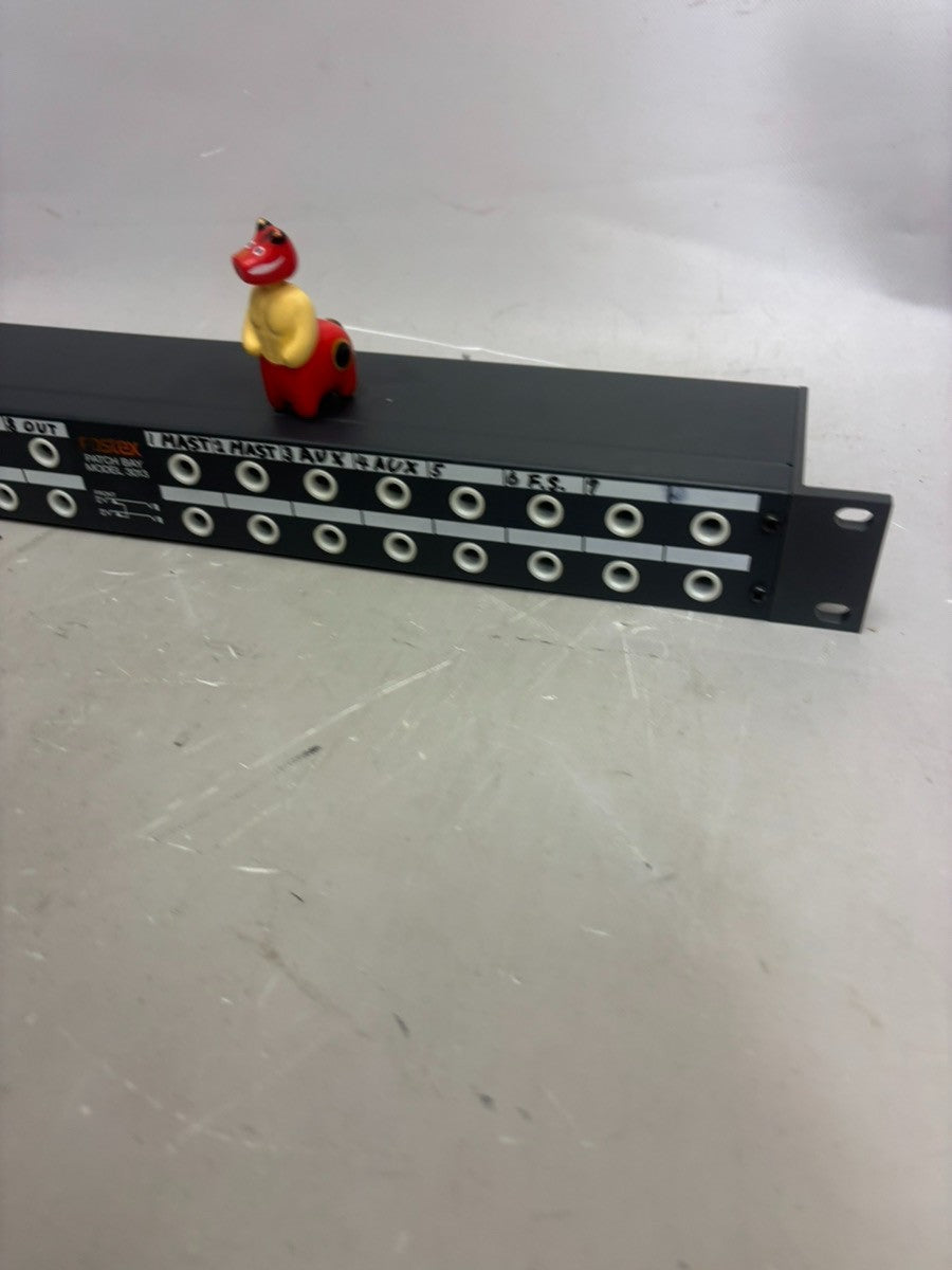Fostex 3013 Patch Bay 1U Rack Audio Patchbay 1/4” TRS Tested from Japan