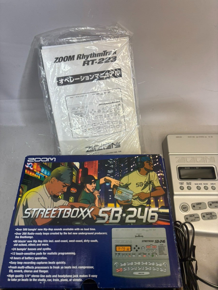ZOOM SB-246 Streetboxx Drum Machine Groove Sampler from Japan