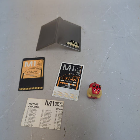 KORG M1 MPC-09 MSC-09 Organ Memory Card Set PCM Program Card from Japan