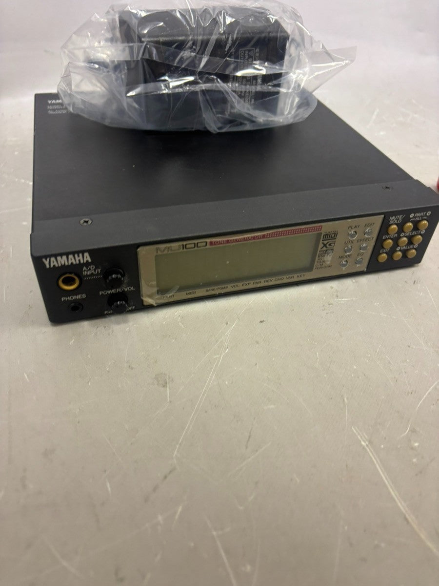 YAMAHA MU100 Tone Generator Sound Module MIDI Synthesizer Rack from Japan