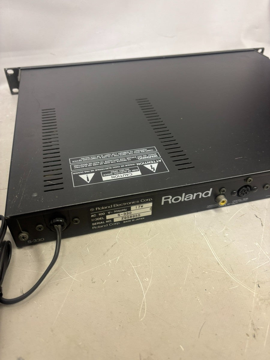 Roland S-330 Digital Sampling Module Rack Unit from Japan