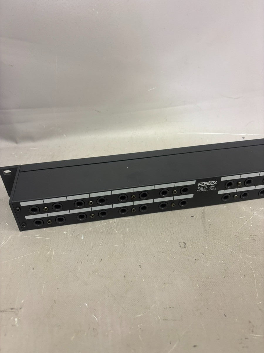 Fostex 3013 Patch Bay 1U Rack Audio Patchbay 1/4” TRS Tested from Japan