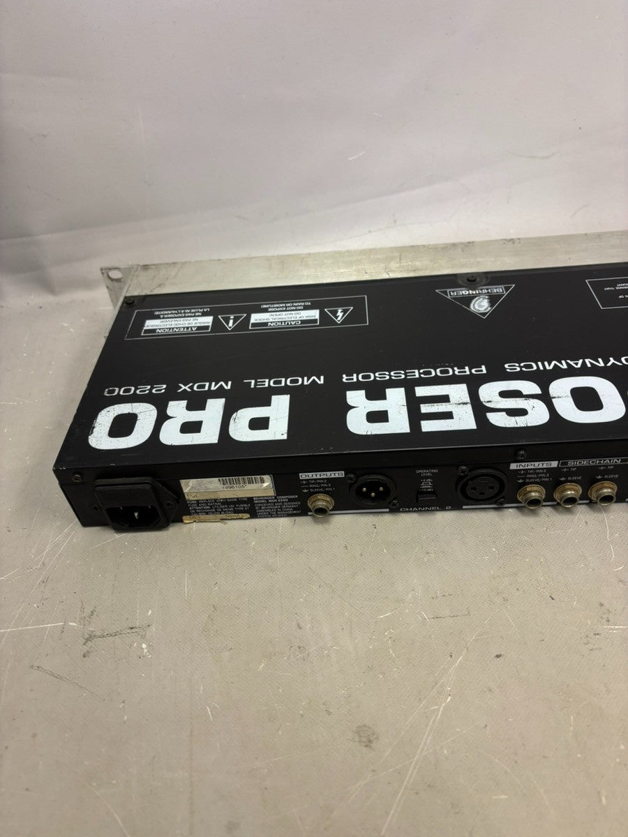 Behringer Composer Pro MDX2200 Audio Compressor Limiter Rack Unit from Japan