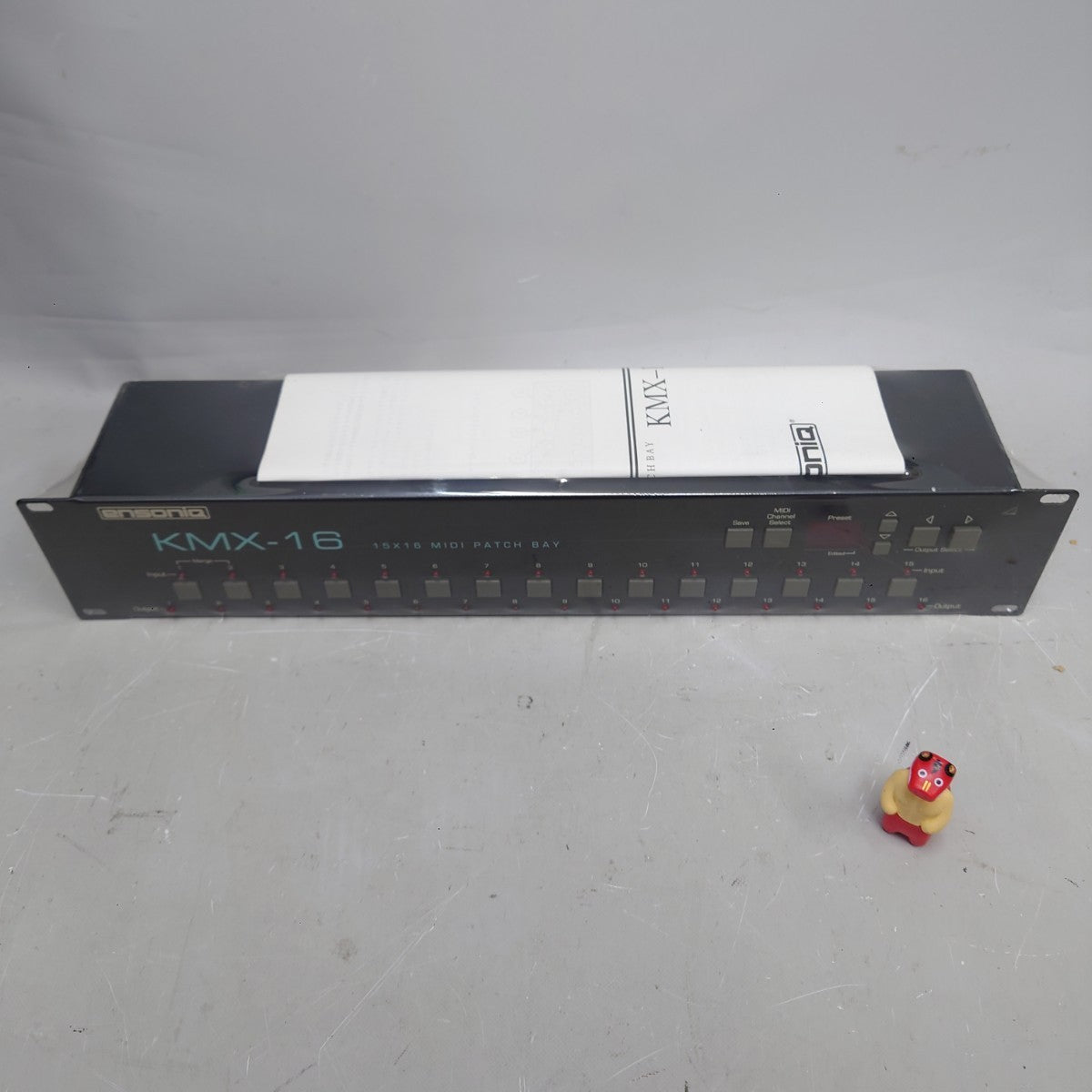 Ensoniq KMX-16 16x16 MIDI Patch Bay Router Rack Unit from japan