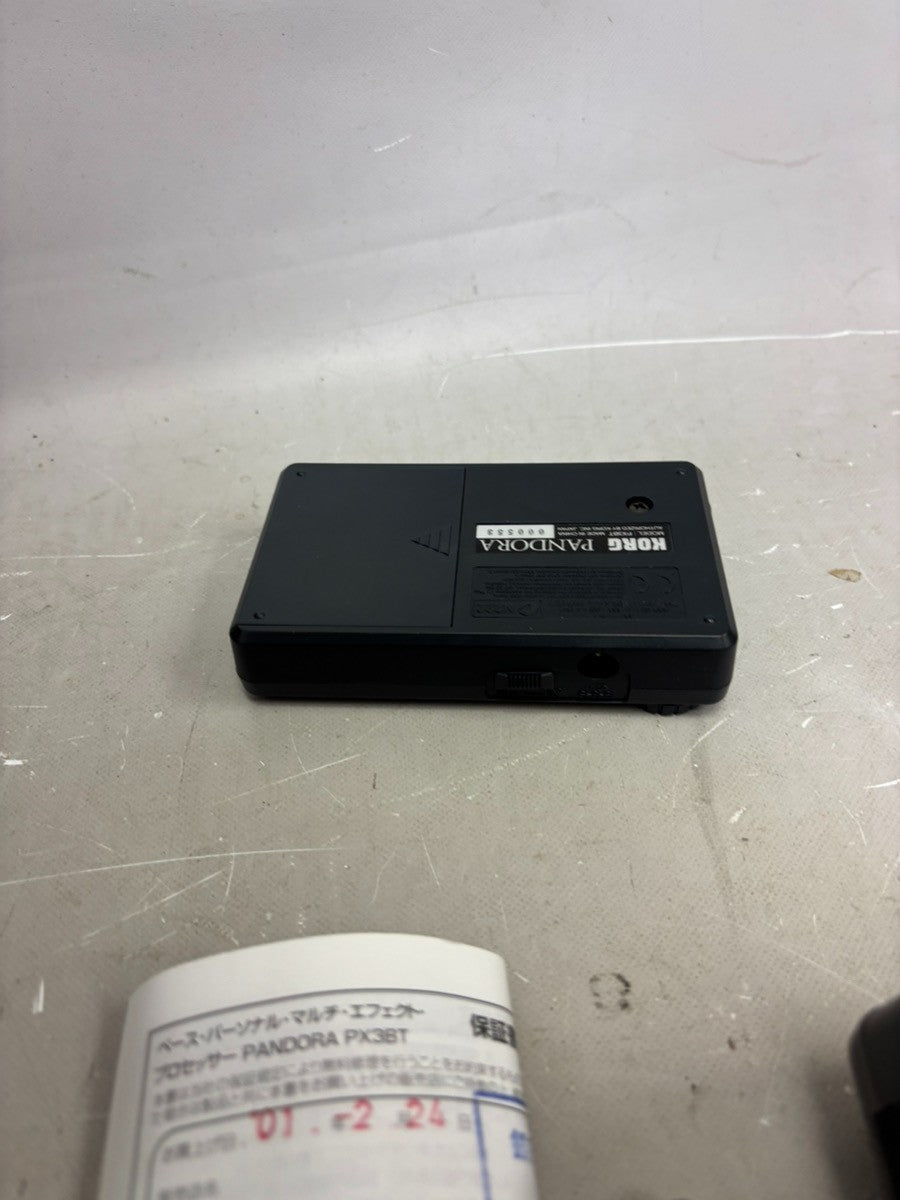 Korg ToneWorks PX3BT Pandora Bass Multi Effects Processor Tested with Adapter