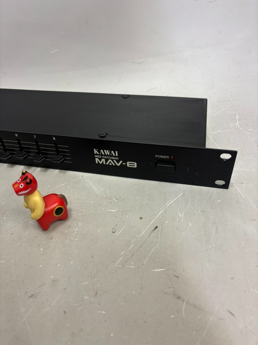 KAWAI MAV-8 MIDI Patchbay 8x8 MIDI Router for Studio Equipment from Japan