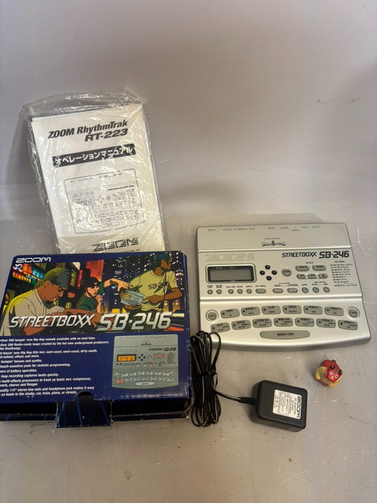ZOOM SB-246 Streetboxx Drum Machine Groove Sampler from Japan