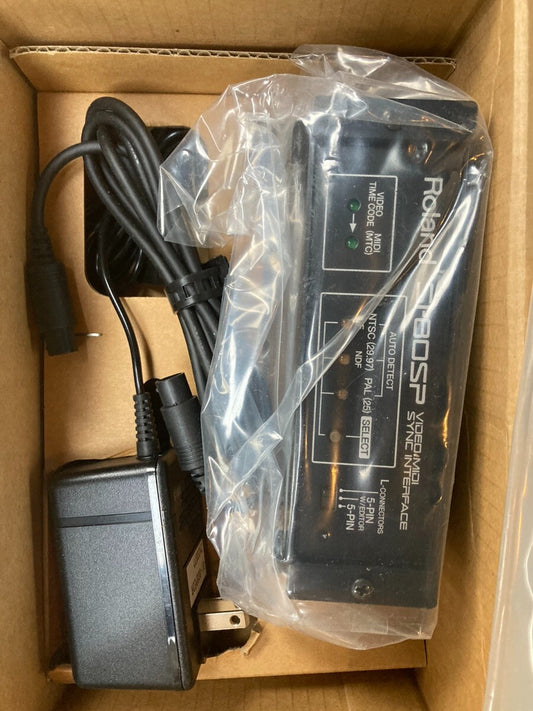 roland SI-80SP VIDEO MIDI SYNC INTERFACE free shipping with adapter