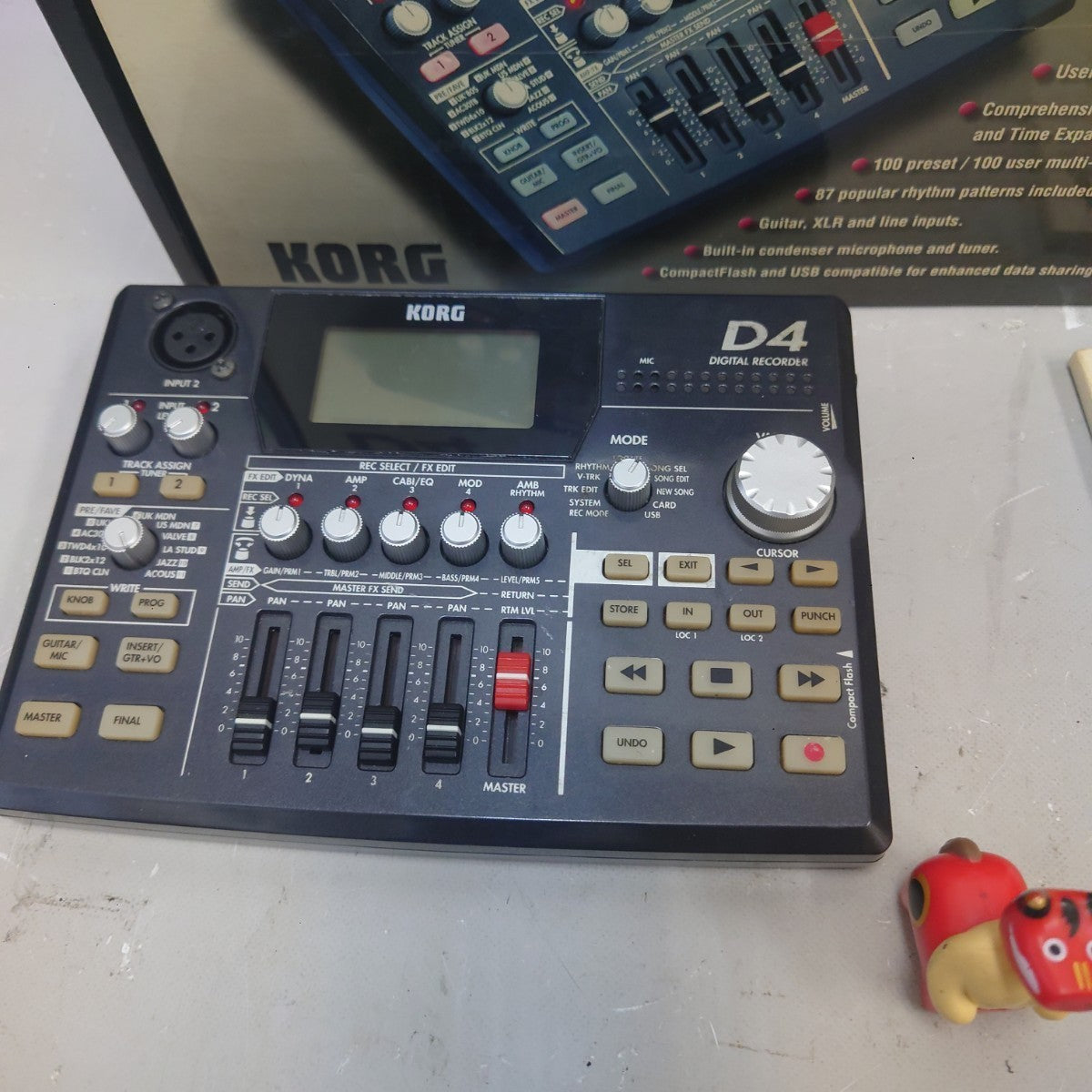 KORG D4 4-Track Digital Recorder 24-Bit from Japan Tested
