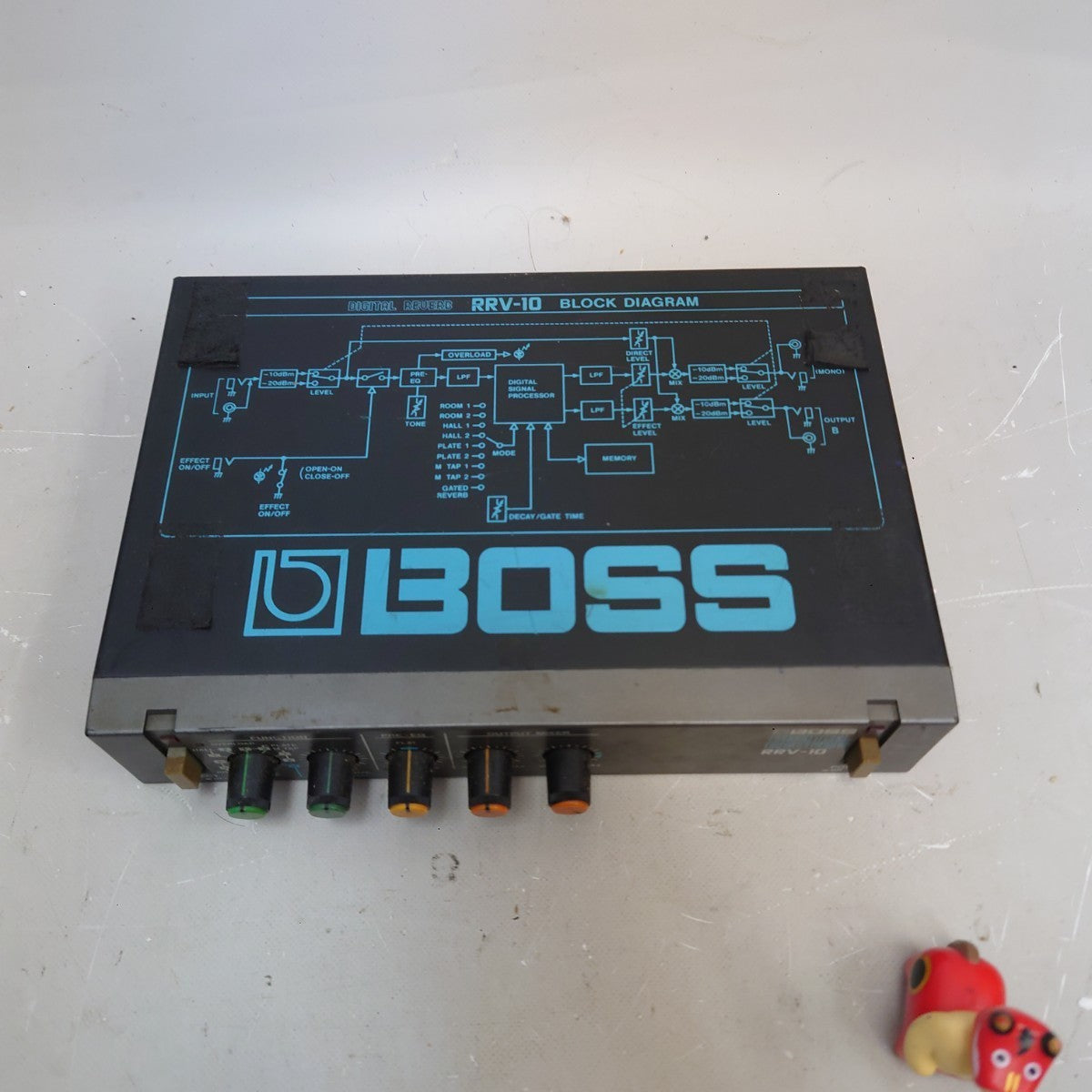 BOSS RRV-10 Micro Rack Digital Reverb Effects Processor from Japan not tested