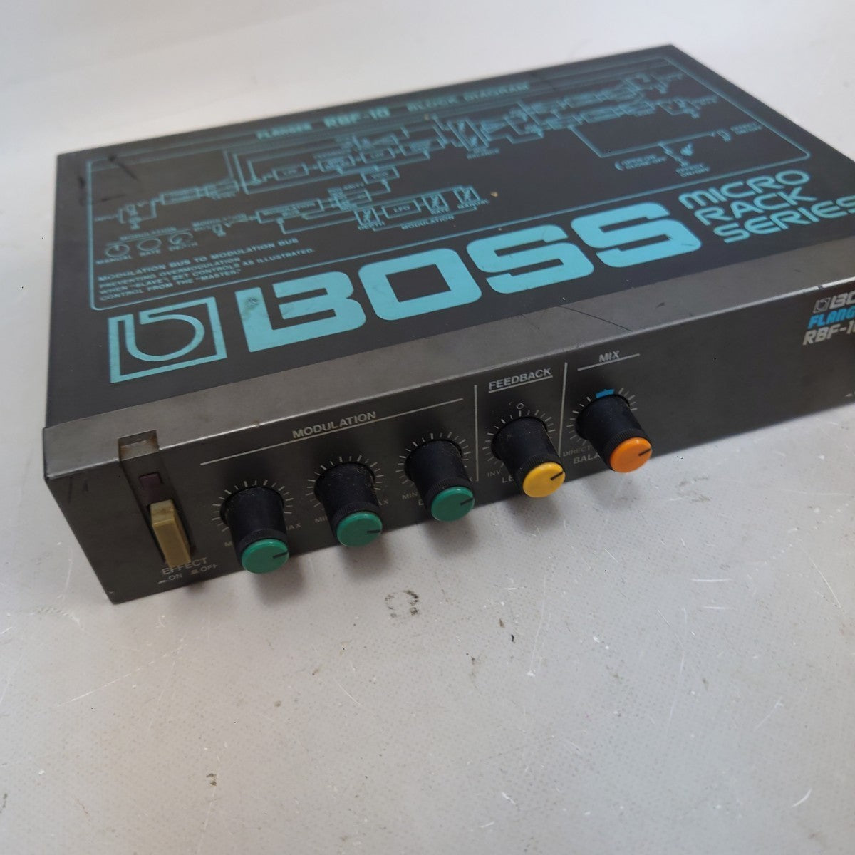 BOSS RBF-10 Micro Rack Flanger Effects Processor from Japan