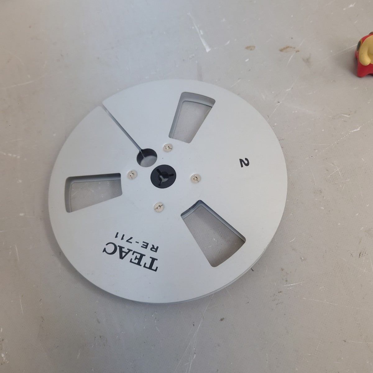 TEAC RE-711 7 Inch Aluminum Reel to Reel Tape Empty Take Up Reel from Japan