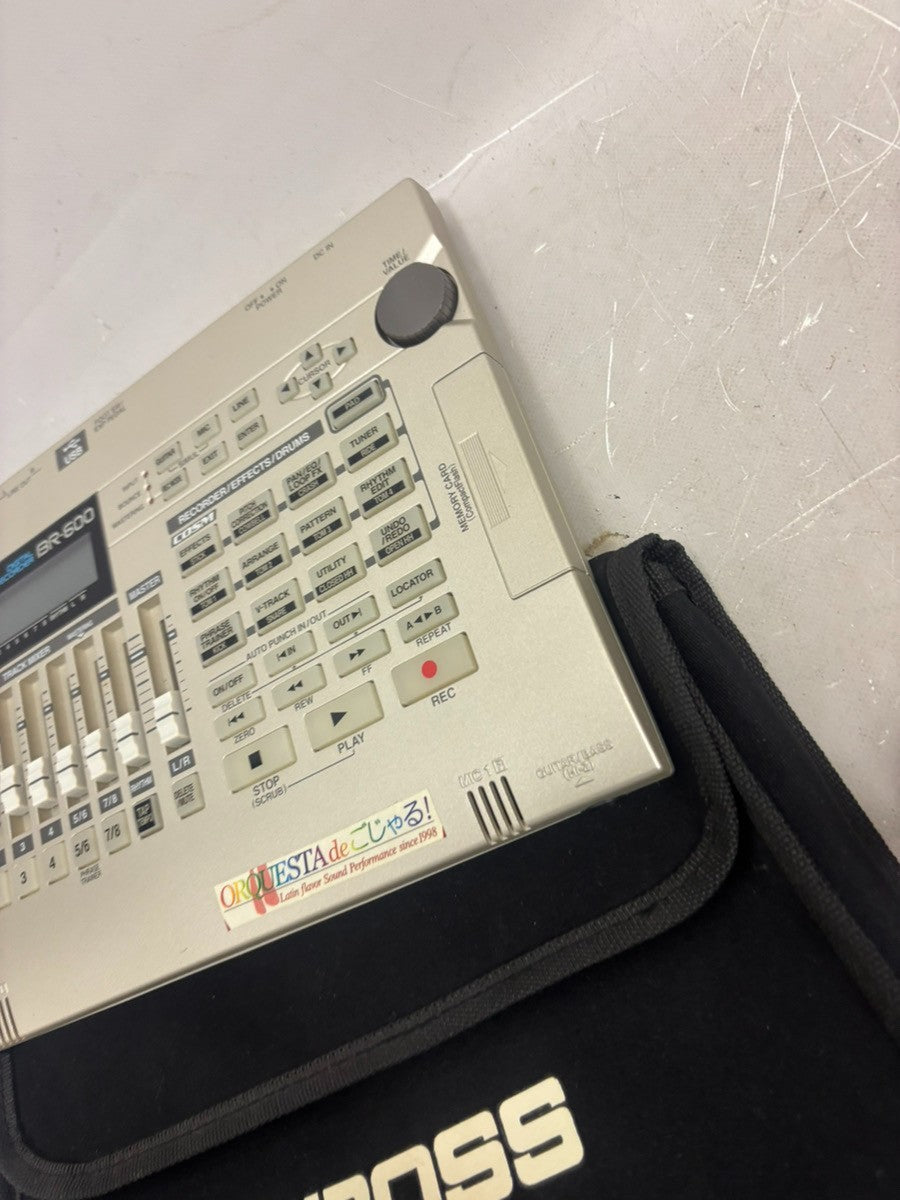 BOSS BR600 Digital Multitrack Recorder 8Track Portable Studio with Case Tested