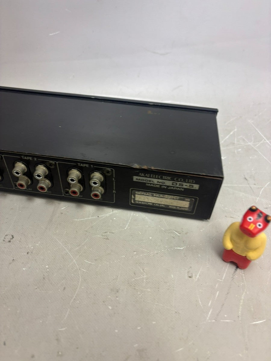 Akai DS-5 Tape Deck Selector Monitor Controller Rack Unit Tested