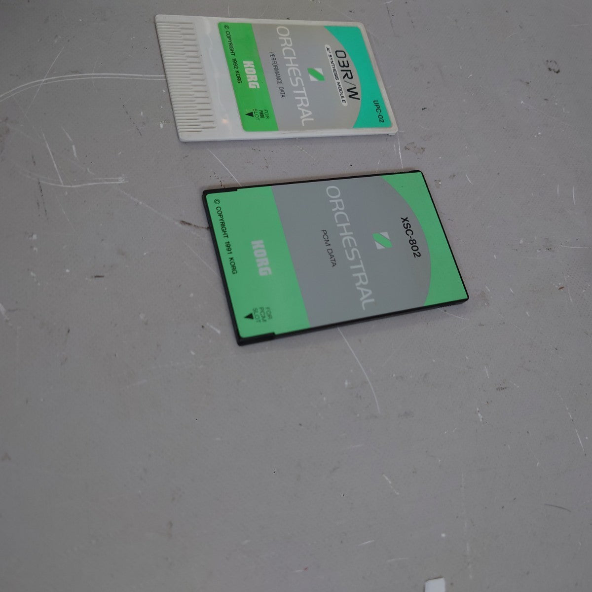 KORG XSC-802 + UPC-02 Orchestral PCM and Performance Cards for 03R/W from Japan