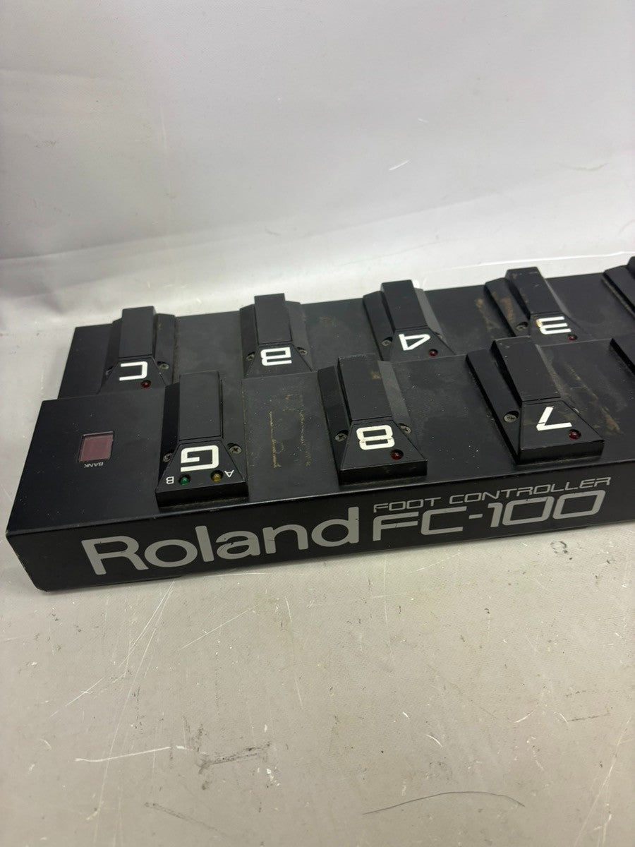 Roland FC-100 Foot Controller MIDI Pedal Switcher Tested Working from Japan
