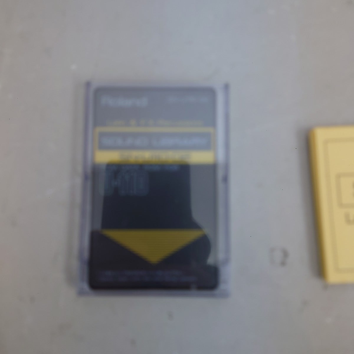Roland SN-U110-02 Latin & FX Percussions Sound Library Card with Case from Japan
