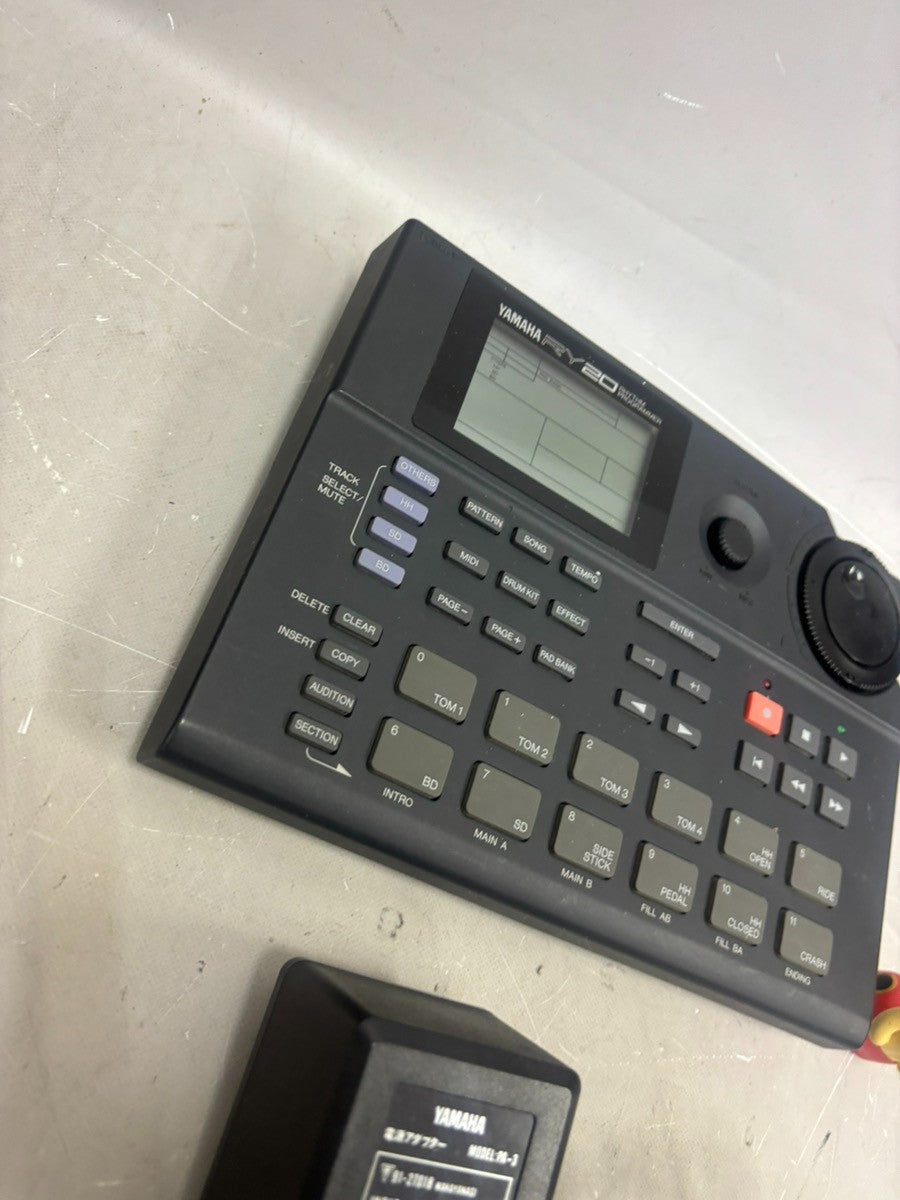 YAMAHA RY20 Rhythm Programmer Drum Machine with adapter from Japan