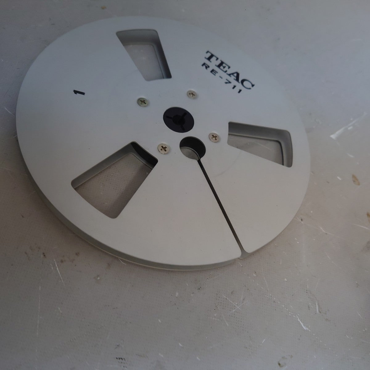 TEAC RE-711 7 Inch Aluminum Reel to Reel Tape Empty Take Up Reel from Japan