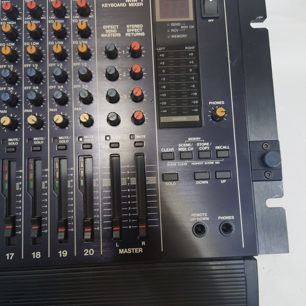 TASCAM MM-1 Professional Rackmount 20-Channel Line Mixer Vintage Pro Audio from