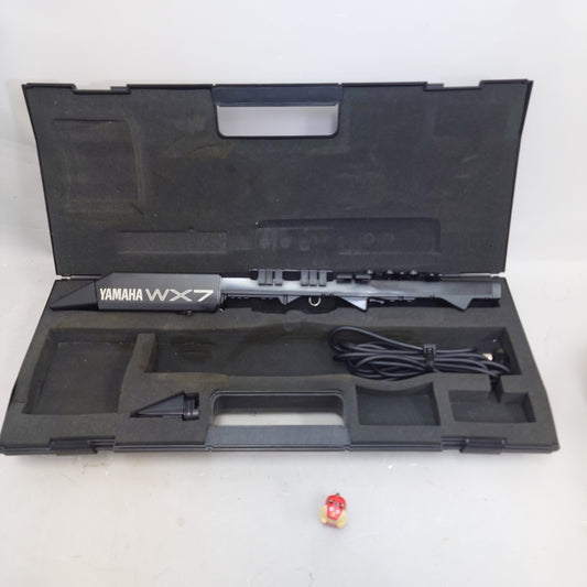Yamaha WX7 Wind MIDI Controller Tested with Case and Cable No Battery Pack