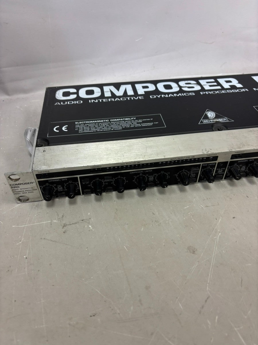 Behringer Composer Pro MDX2200 Audio Compressor Limiter Rack Unit from Japan