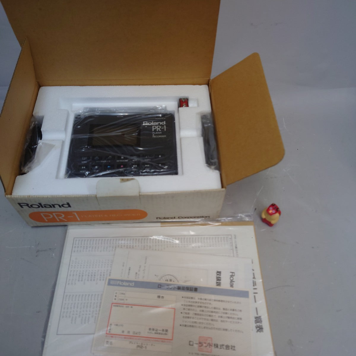 Roland PR-1 Player & Recorder MIDI Sequencer from Japan Tested