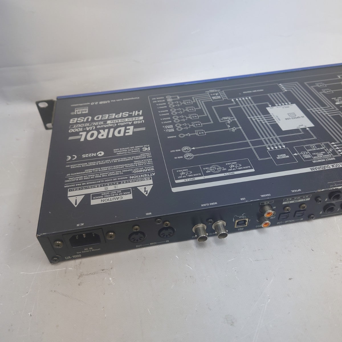 EDIROL UA-1000 USB Audio Interface Rack Unit from Japan