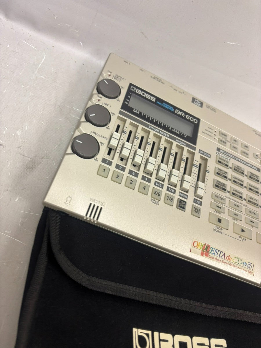 BOSS BR600 Digital Multitrack Recorder 8Track Portable Studio with Case Tested