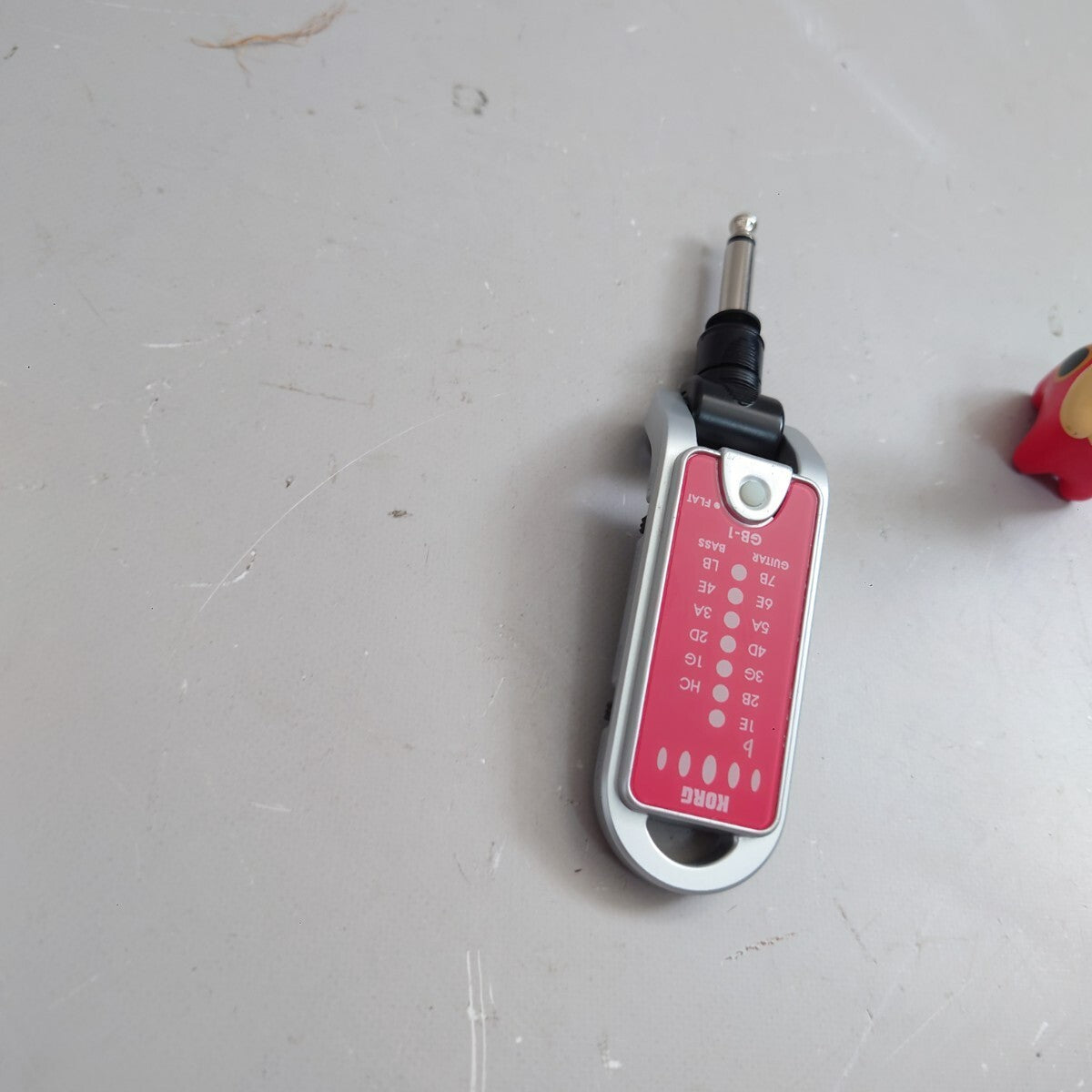 Tested KORG plug-in Tuner pitchjack Guitar Bass GB-1 pitch jack From Japan RED