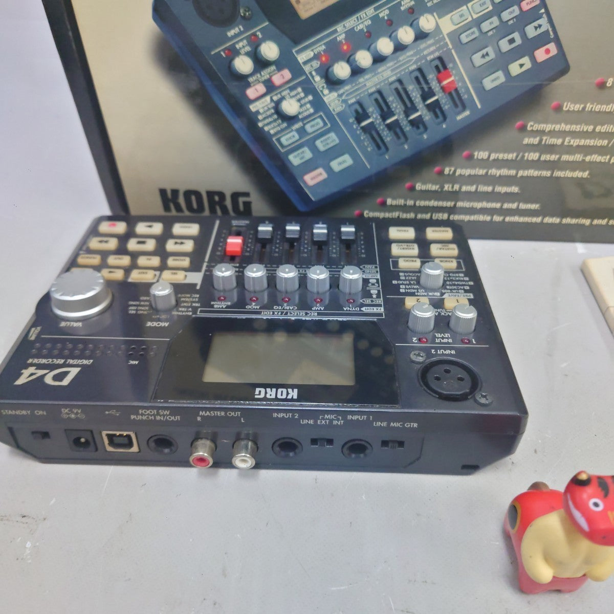 KORG D4 4-Track Digital Recorder 24-Bit from Japan Tested