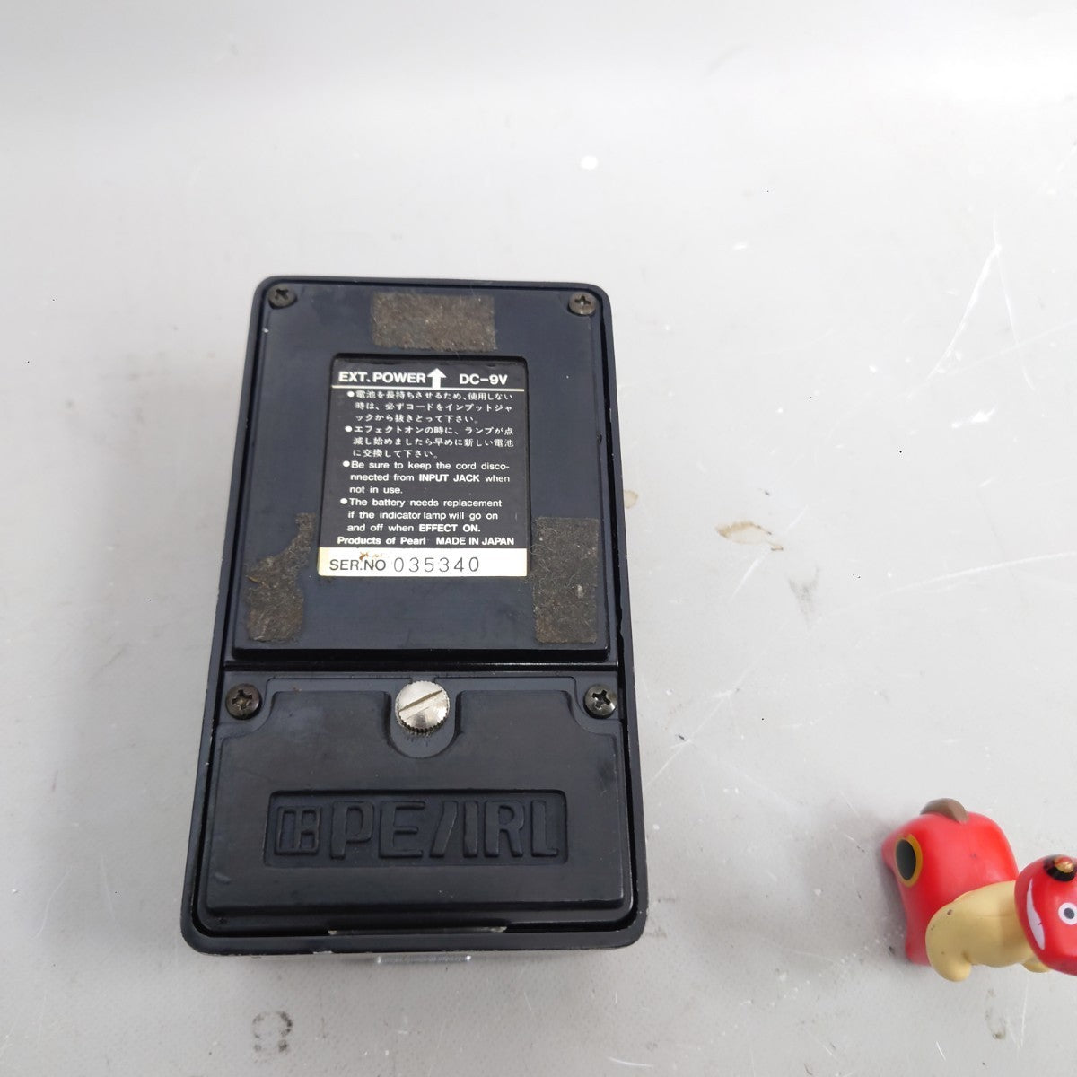 PEARL GE-09 9 Band Graphic Equalizer Guitar Effects Pedal Vintage from Japan