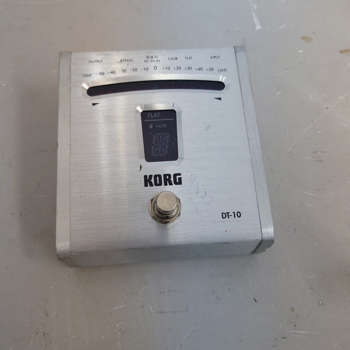 KORG DT-10 Chromatic Tuner Pedal for Electric Guitar from Japan