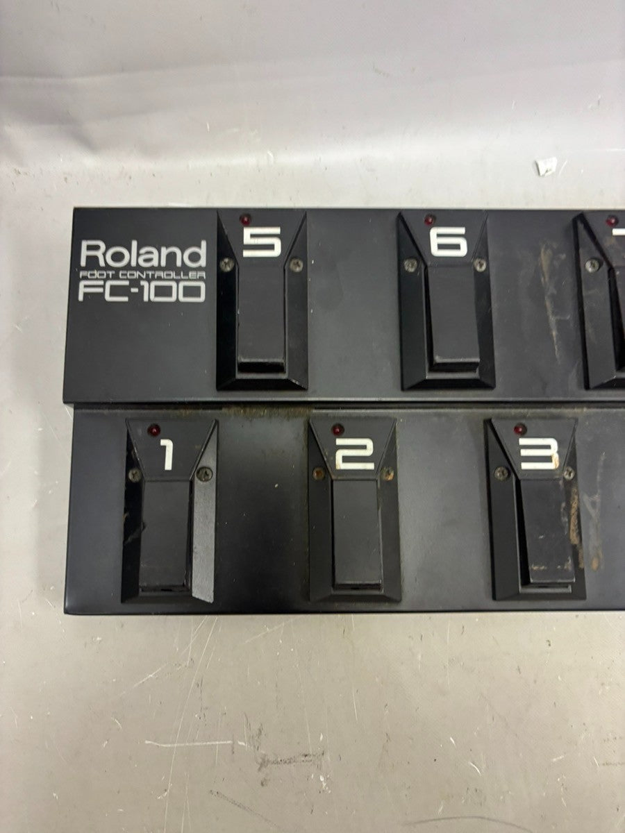 Roland FC-100 Foot Controller MIDI Pedal Switcher Tested Working from Japan