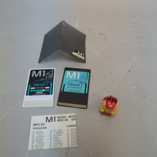 KORG M1 MPC-03 MSC-03 Drums 1 Memory Card Set PCM Program Card from Japan