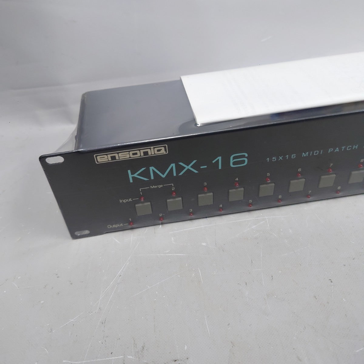 Ensoniq KMX-16 16x16 MIDI Patch Bay Router Rack Unit from japan