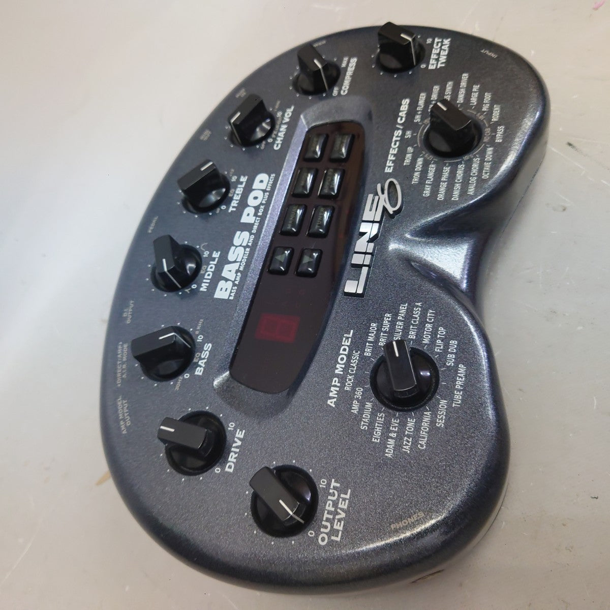 Line 6 Bass POD Multi Effects Processor Amp Modeler Tested from Japan